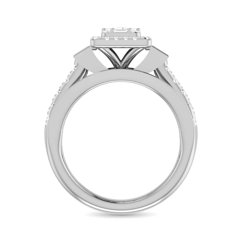 Diamond 1 Ct.Tw. Engagement Ring in 14K White Gold
