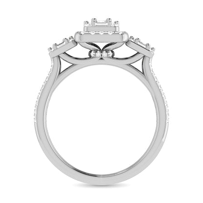 Diamond 1 Ct.Tw. Engagement Ring in 14K White Gold