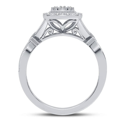 10K 0.13CT DIAMOND RING