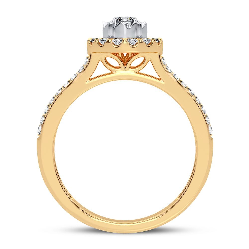 10K 0.50CT DIAMOND RING