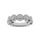 14K White Gold 1/2 Ct.Tw. Diamond Stackable Band