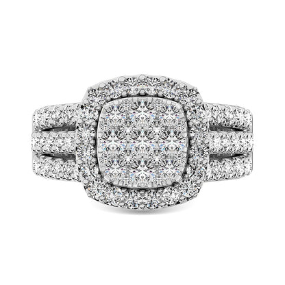 Diamond 2 Ct.Tw. Engagement Ring in 14K White Gold