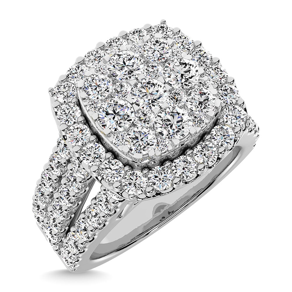 Diamond 2 Ct.Tw. Engagement Ring in 14K White Gold