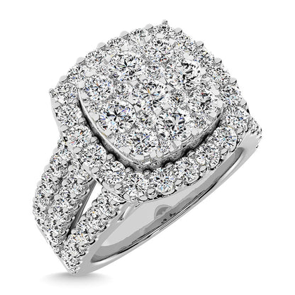 Diamond 2 Ct.Tw. Engagement Ring in 14K White Gold