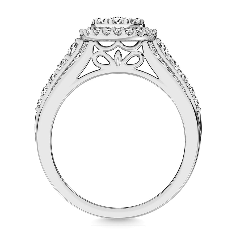 Diamond 1 Ct.Tw. Engagement Ring in 14K White Gold