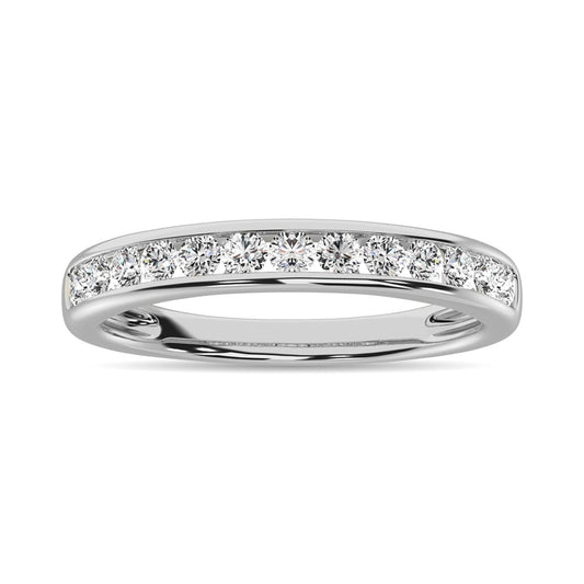Channel Set Diamond 1/2 Ct.tw Anniversary Band