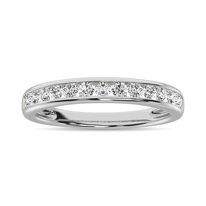 Channel Set Diamond 1/4 Ct.tw Anniversary Band