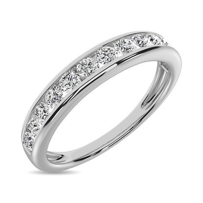 Channel Set Diamond 1/4 Ct.tw Anniversary Band