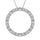 Circle Frame Diamond 1/2 Ct.Tw. Pendant