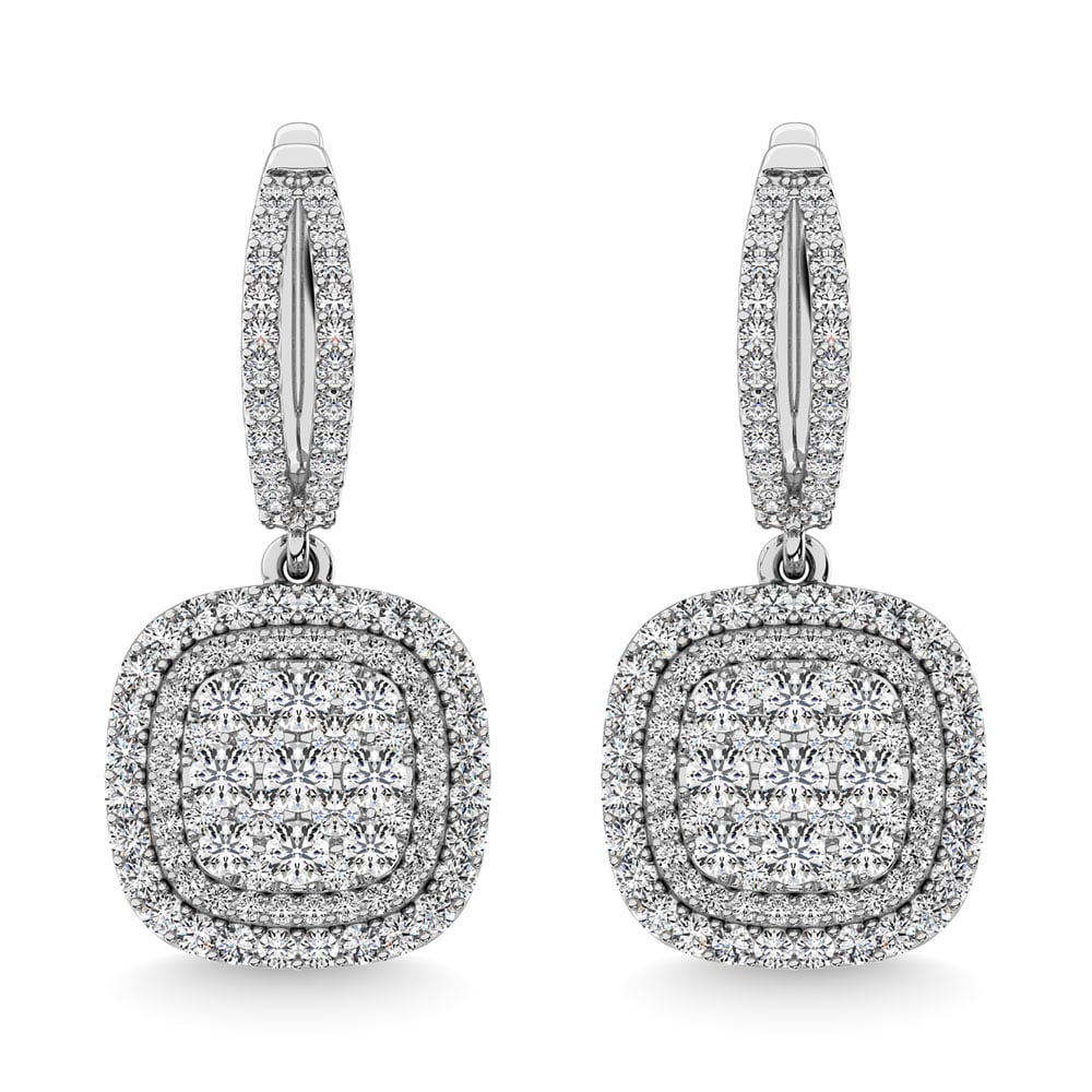 Diamond 2 Ct.Tw. Danglers Earrings in 14K White Gold