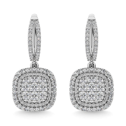 Diamond 2 Ct.Tw. Danglers Earrings in 14K White Gold