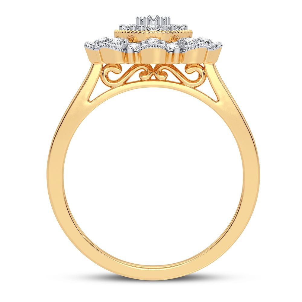 10K 0.20CT DIAMOND RING