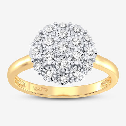 10K 0.11CT DIAMOND RING
