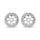 14K White Gold Diamond 1/4 Ct.Tw. Earrings Jacket
