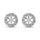 14K White Gold Diamond 1/3 Ct.Tw. Earrings Jacket
