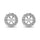 14K White Gold Diamond 3/4 Ct.Tw. Earrings Jacket