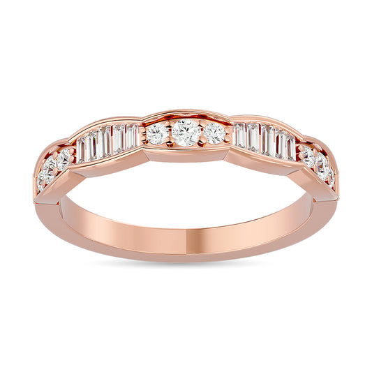 Diamond 1/3 Ct.tw Band in 14K Rose Gold