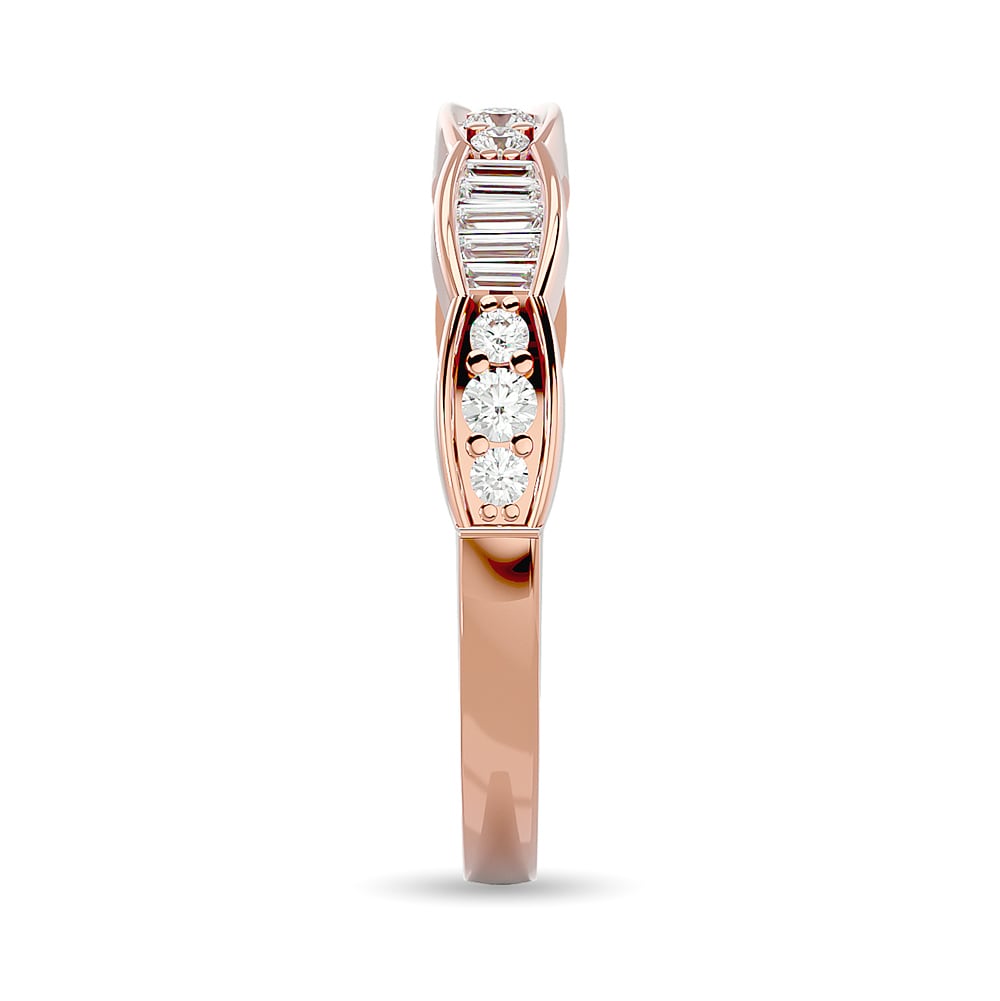 Diamond 1/3 Ct.tw Band in 14K Rose Gold