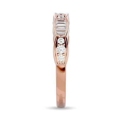 Diamond 1/3 Ct.tw Band in 14K Rose Gold