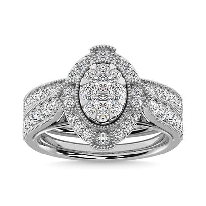 Diamond 1 1/5 Ct.Tw. Bridal Ring in 14K White Gold