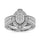 Diamond 1 1/5 Ct.Tw. Bridal Ring in 14K White Gold