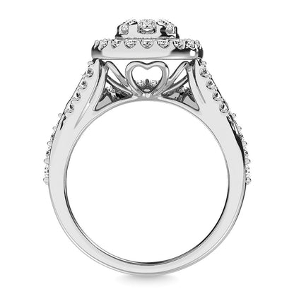 Diamond 1 1/5 Ct.Tw. Bridal Ring in 14K White Gold