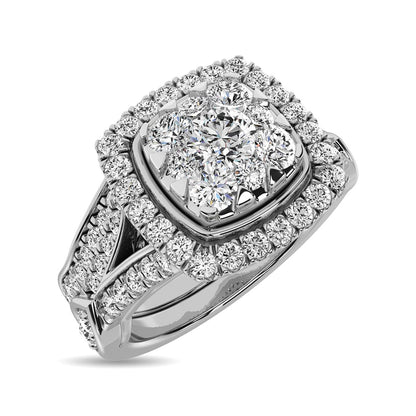 Diamond 1 1/4 Ct.tw Bridal Ring in 14K White Gold