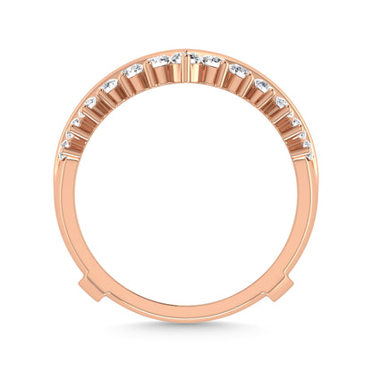 Diamond 1 Ct.Tw. Guard Ring in 14K Rose Gold