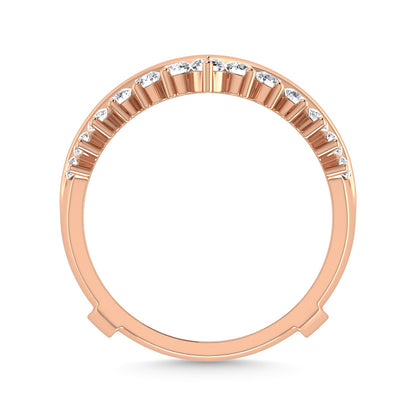 Diamond 3/4 Ct.Tw. Guard Ring in 14K Rose Gold