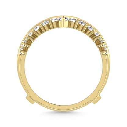 Diamond 3/4 Ct.Tw. Guard Ring in 14K Yellow Gold
