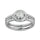 Diamond 1/2 Ct.tw Bridal Ring in 14K White Gold