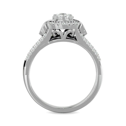 Diamond 1/2 Ct.tw Bridal Ring in 14K White Gold