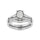 Diamond 1/2 Ct.tw Bridal Ring in 14K White Gold