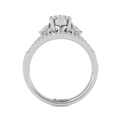 Diamond 1/2 Ct.tw Bridal Ring in 14K White Gold