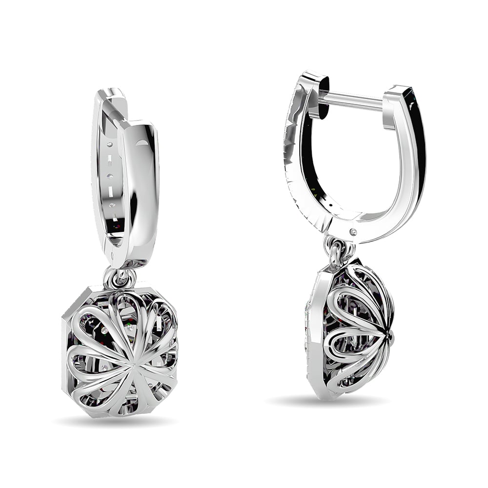 Diamond 3/4 Ct.tw Fashion Earrings in 14K White Gold