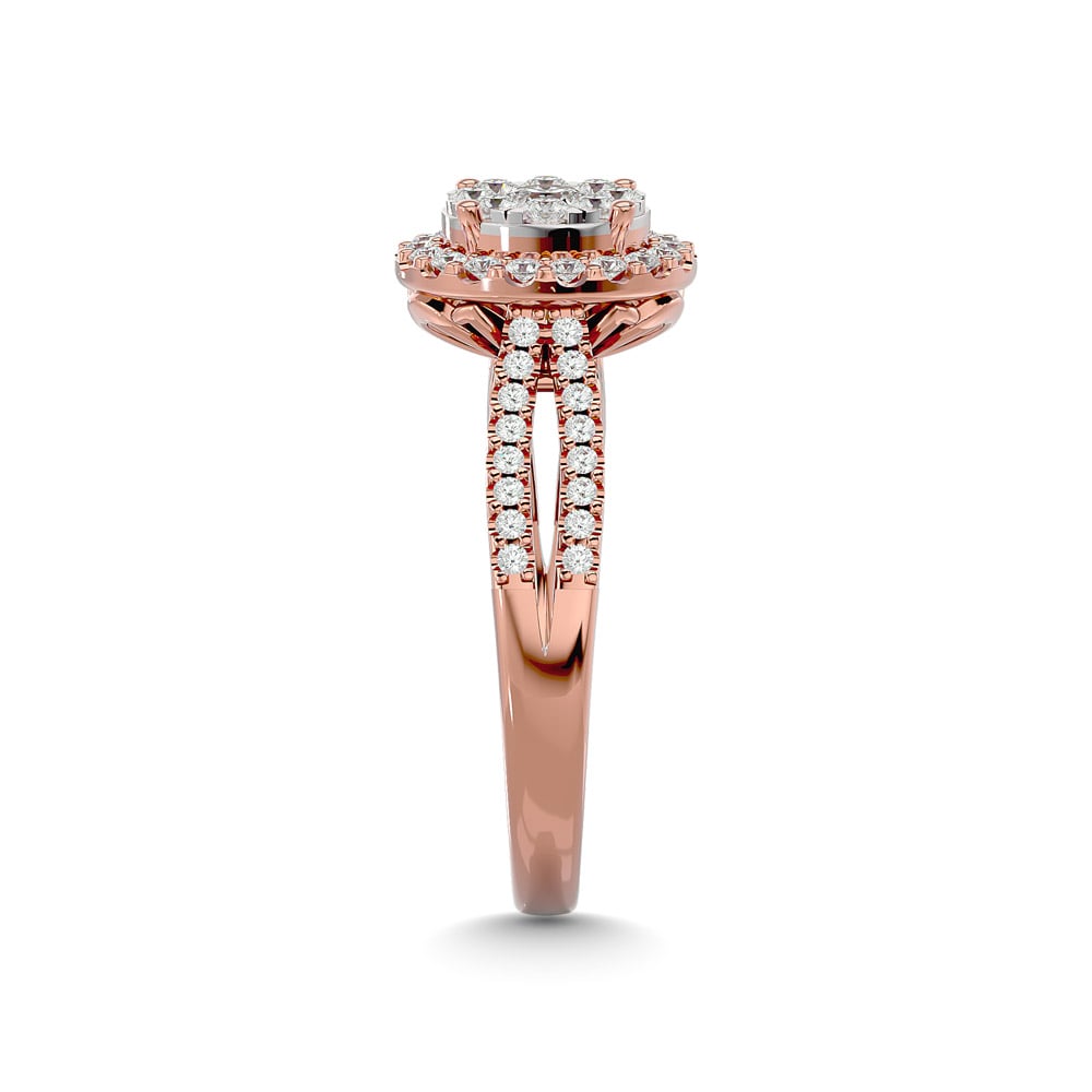 Diamond 3/4 Ct.tw Engagement Ring in 14K Rose Gold