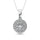 Diamond Fashion Pendant 5/8 Ct.tw Round Cut in 14K White Gold