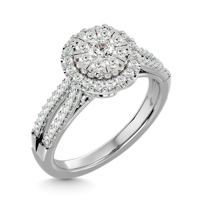 Diamond 3/4 Ct.tw Engagement Ring in 14K White Gold