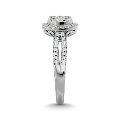 Diamond 3/4 Ct.tw Engagement Ring in 14K White Gold