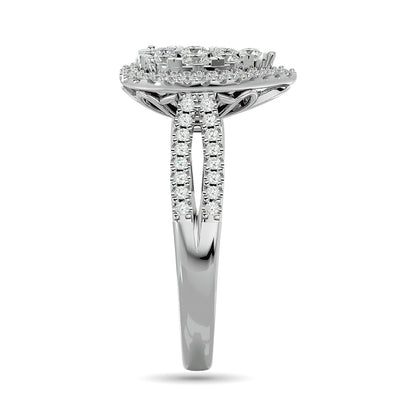 Diamond Engagement Ring 3/4 Ct.tw in 14K White Gold