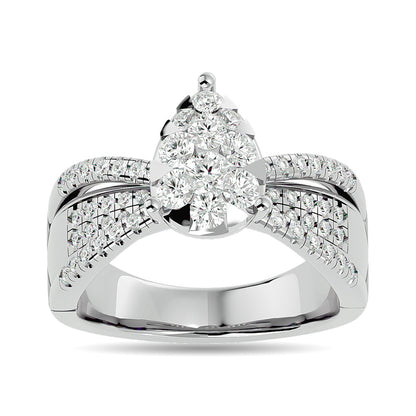 Diamond 1 Ct.tw Engagement Ring in 14K White Gold