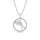 Diamond Sea Of life Dolphine Pendant 1/8 Ct.tw in Sterling Silver