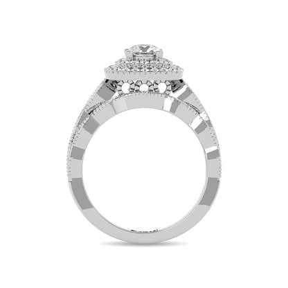 Diamond 1 1/3 Ct.Tw. Bridal Ring in 14K White Gold