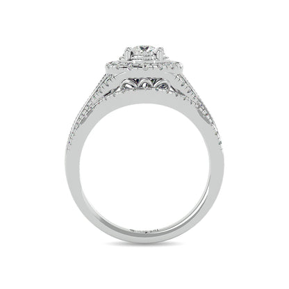 Diamond 3/4 Ct.Tw. Bridal Ring in 14K White Gold