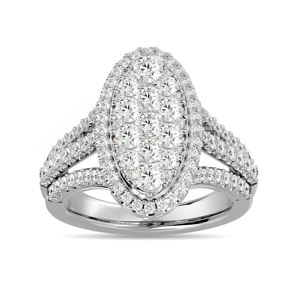 Diamond 2 Ct.tw Engagement Ring in 14K White Gold