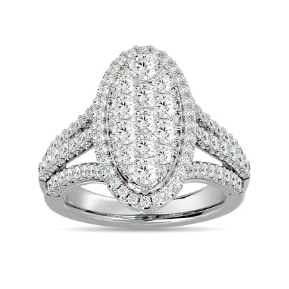 Diamond 2 Ct.tw Engagement Ring in 14K White Gold
