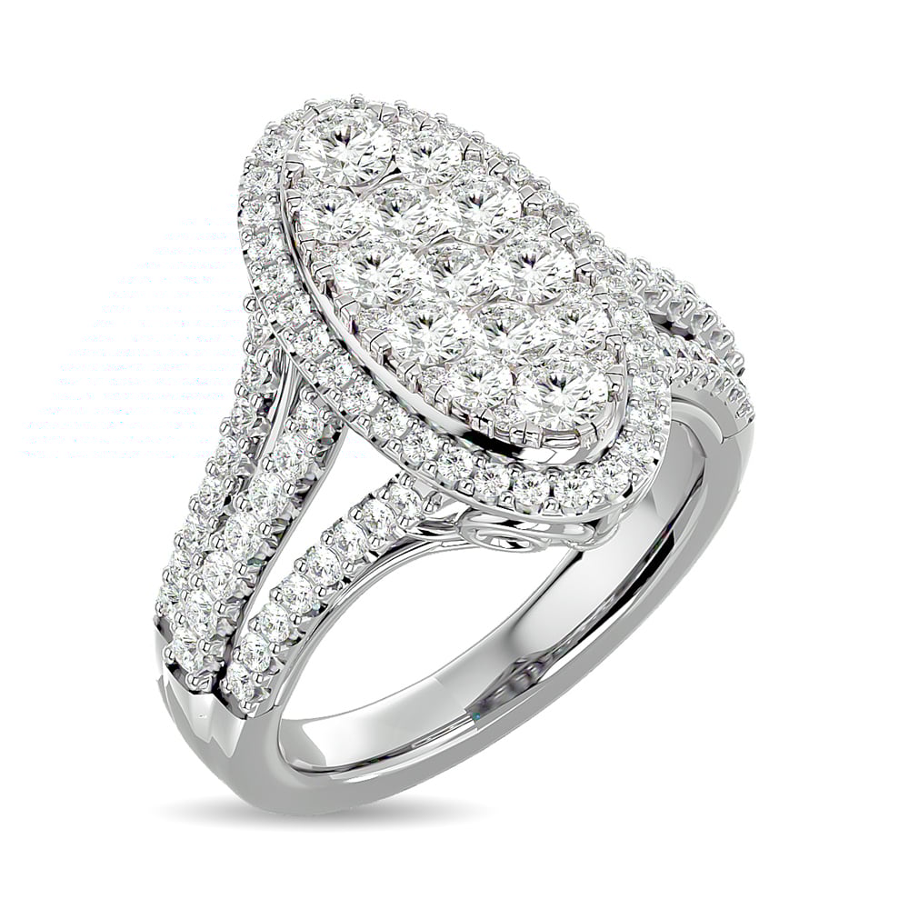 Diamond 2 Ct.tw Engagement Ring in 14K White Gold