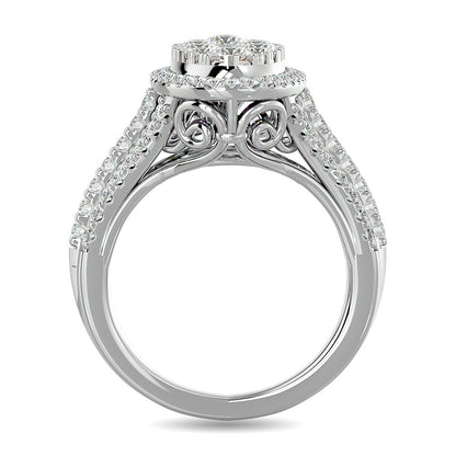 Diamond 2 Ct.tw Engagement Ring in 14K White Gold