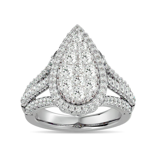 Diamond 2 Ct.tw Engagement Ring in 14K White Gold