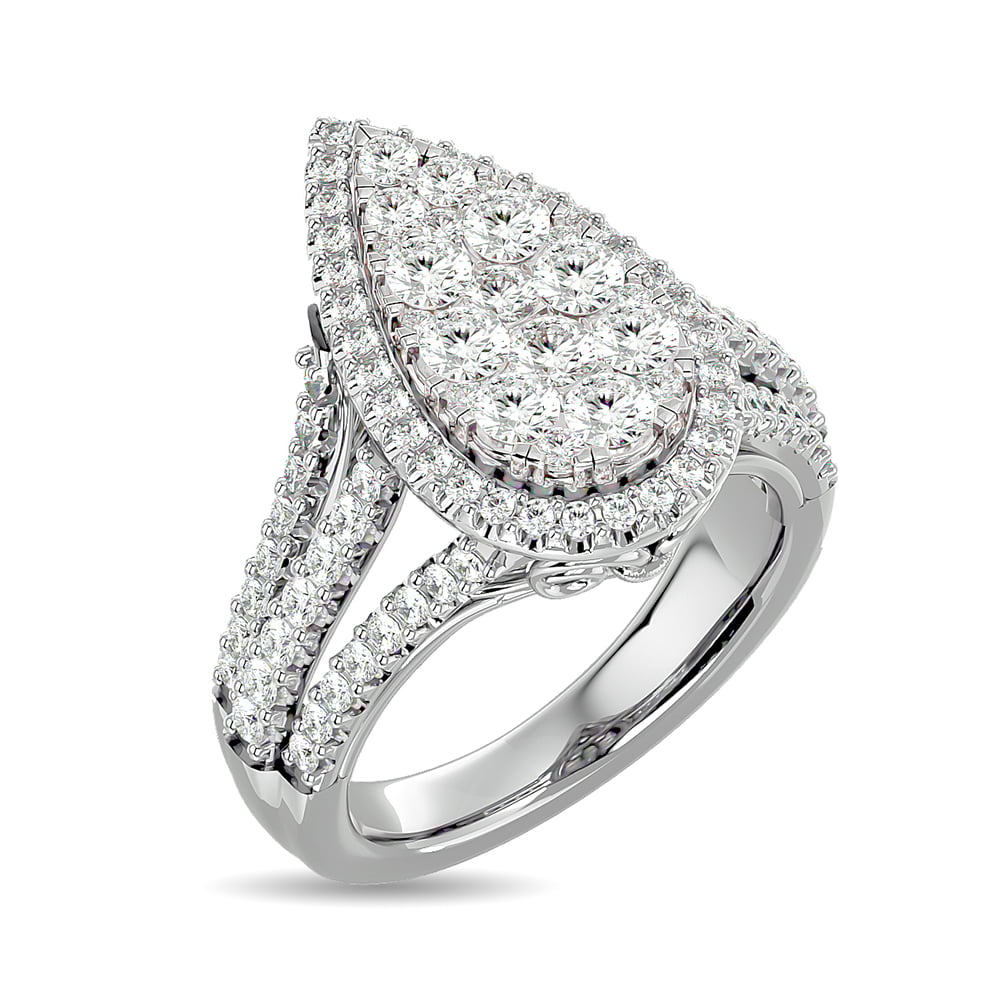 Diamond 2 Ct.tw Engagement Ring in 14K White Gold
